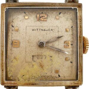 Vintage Wittnauer 15 Jewel Men's Mechanical Wristwatch 10T Two Tone for Parts